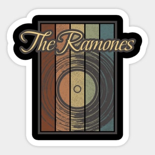 The Ramones Vynil Silhouette Sticker